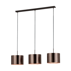 Kattokruunu Saganto 1 3x60W E27 ruskea/kupari