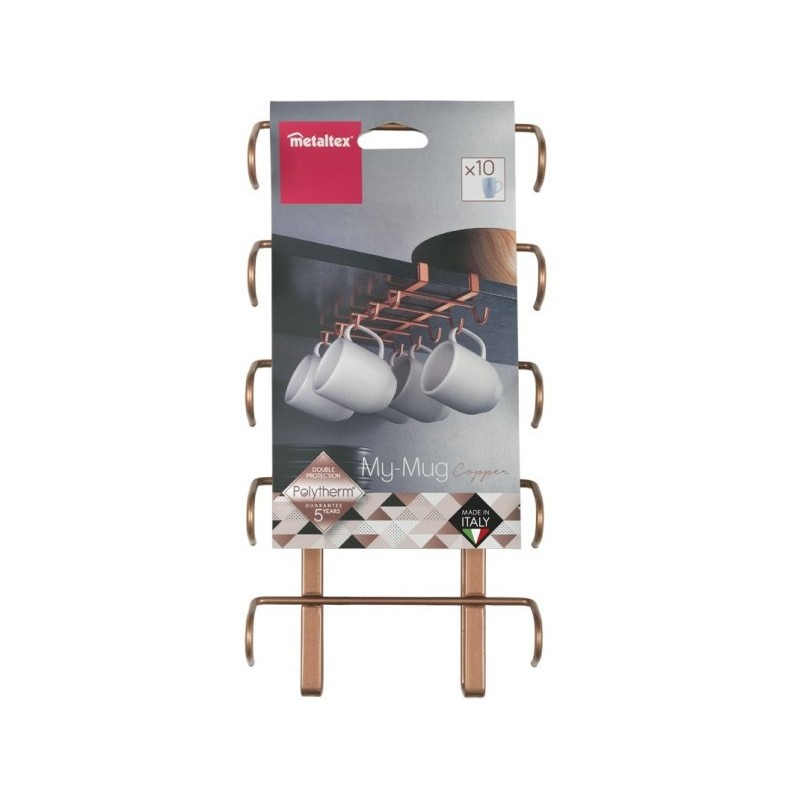 CUP HOLDER UNDER SHELF METAL/COPPER