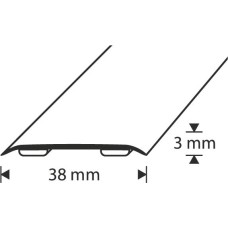 ПЕРЕХОДНАЯ ПЛАНКА   B2-2M 38MM KIRSS DIONE
