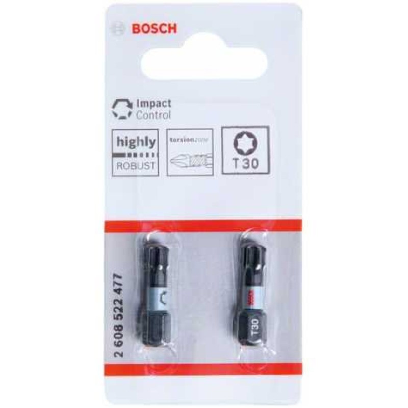 OTSIK BOSCH TORX 30X25MM LÖÖGIKINDEL 2TK