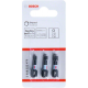 OTSIK BOSCH TORX 20/25/30X25MM LÖÖGIKINDEL 3TK