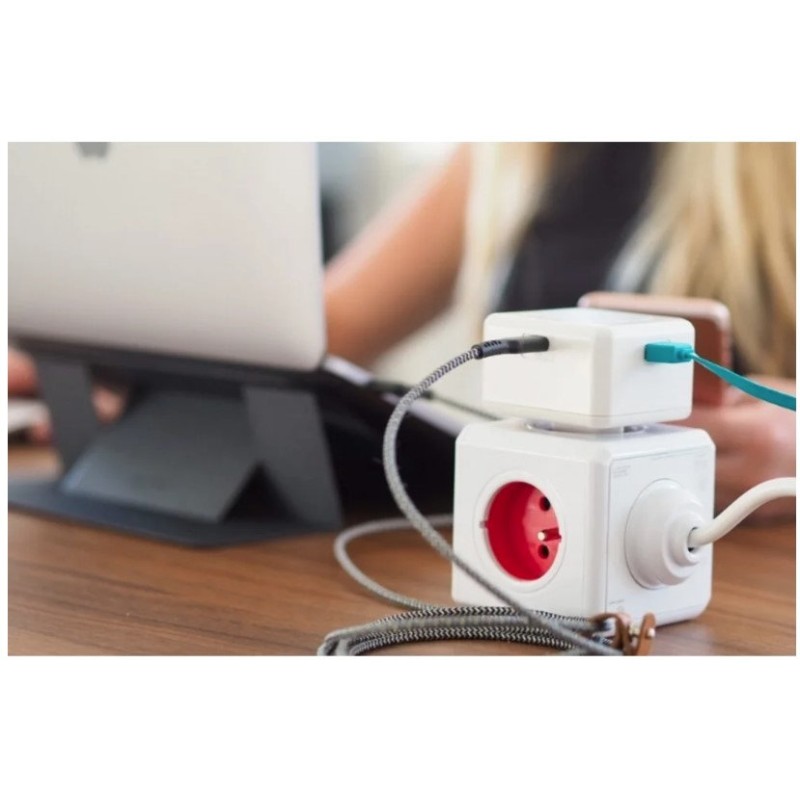 SOCKET  PowerCube USB PD 60W EU VALGE
