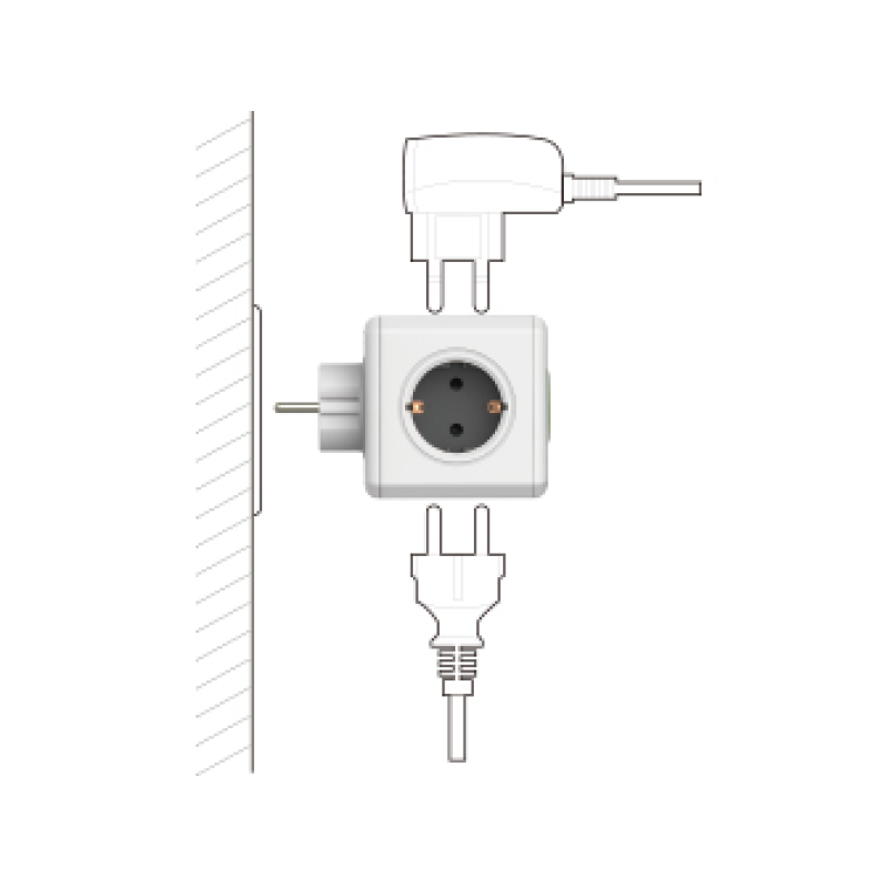 SOCKET  PowerCube ORIGINAL+SWITCH