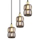 VALGUSTI GLOBO 15761-5B 5x40W E14 MUST/KULD