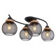VALGUSTI GLOBO 15663-4D 4x40W E27 MUST/PUIT
