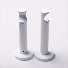 CURTAIN TREE 25MM BRACKET WHITE 2PCS