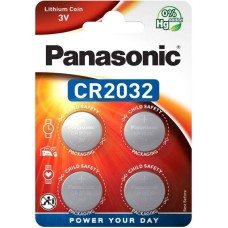 BATTERY  PANASONIC CR2032/4B