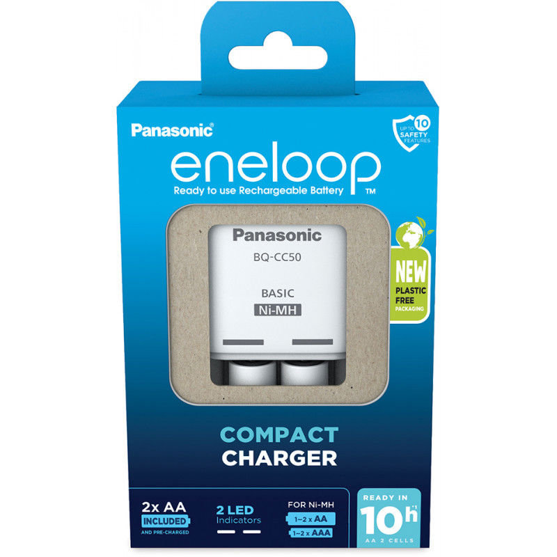 BATTERY CHARGER  PANASONIC ENELOOP BQ-CC50+2x2000