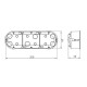 JUNCTION BOX  3-NE 204x61x46mm KIPSILE