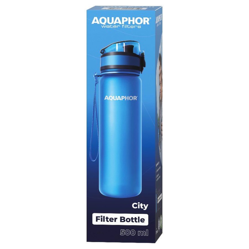 FILTRIPUDEL AQUAPHOR CITY 0,5L SININE