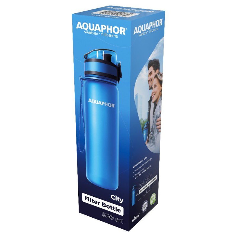 FILTRIPUDEL AQUAPHOR CITY 0,5L SININE
