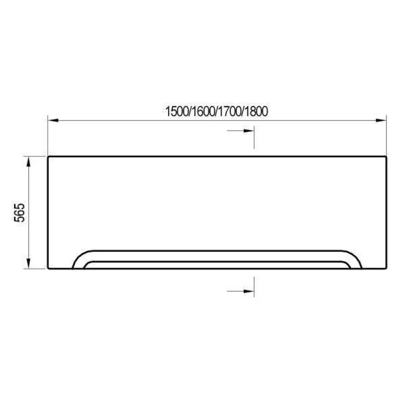 BATHTUB  RAVAK CLASSIC II 150X70CM + ESIPANEEL