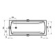 VANN RAVAK CLASSIC II 170X70CM + ESIPANEEL