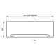 VANN RAVAK CLASSIC II 170X70CM + ESIPANEEL
