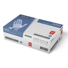 DISPOSABLE GLOVES  WORTEX NITRIIL.SININE 100TK/P XL