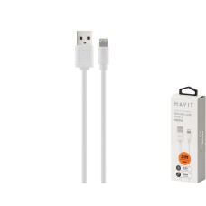 KAABEL DOT 8520 A-LIGHTNING 2.0A 3M VALGE