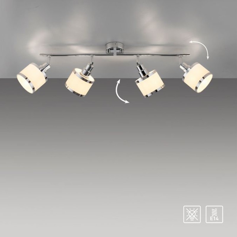 VALGUSTI ACCOR 4x25W E14 KROOM