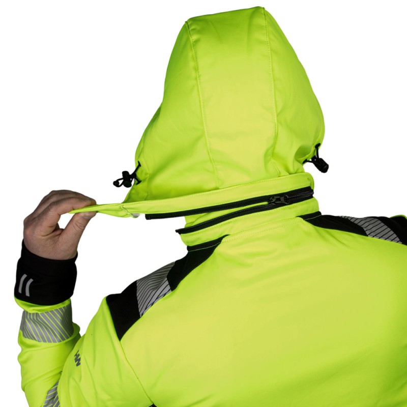 JACKET SOFTSHELL TUSCANY HV YELLOW  L
