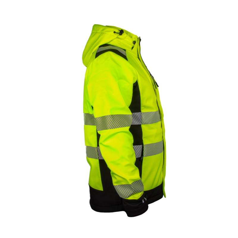 JACKET SOFTSHELL TUSCANY HV YELLOW  2XL