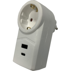 HARUPESA 16A +USB-A ja USB-C