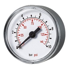 MANOMEETER 63 MM 0–6 BAR 1/4″ AKSIAALNE