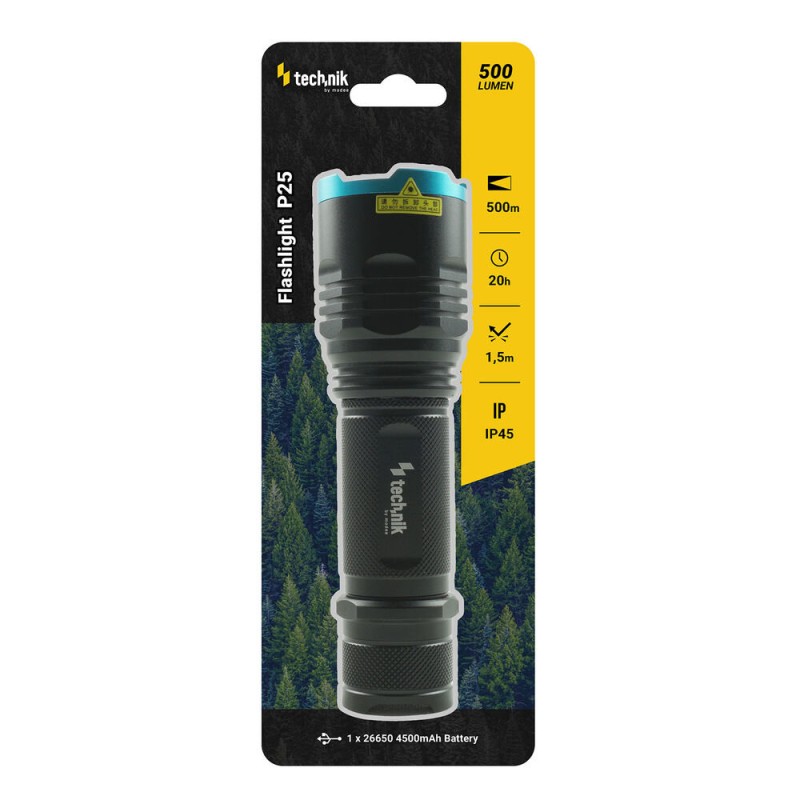 FLASHLIGHT  TECHNIK P25 LED 500lm IP45 LAETAV
