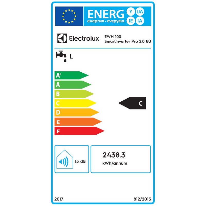 BOILER ELECTROLUX SMARTINVERTER PRO 2.0 EU 100L