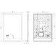  ЗЕРКАЛО ДЛЯ ВАННОЙ КОМНАТЫ  SPRINGFIELD 60X90CM LED VALGUSTIGA