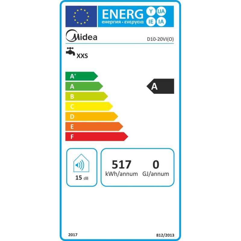 BOILER MIDEA SALUTE 10L ÜLEMINE 2KW