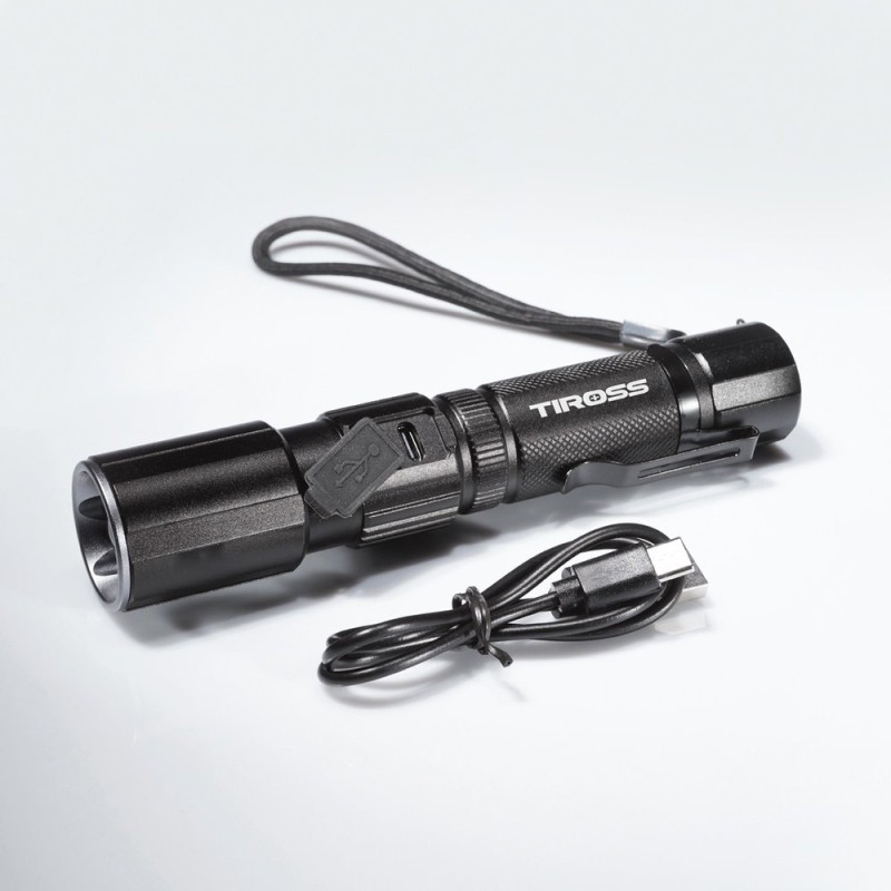 FLASHLIGHT  TIROSS TS-1890 1000lm PROF. LAETAV