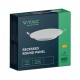 RIPPLAEVALGUSTI VT-SAMSUNG 6W LED 660lm 120/107mm