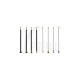 SURVEVOOLIK 10M-1/2FX50 CM L15,5 MATT MUST(2tk)