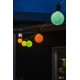 VALGUSKETT BULBS 10 LED D95 IP44 DIM MULTICOLOR