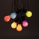 VALGUSKETT BULBS 10 LED A60 IP44 DIM MULTICOLOR