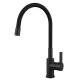 KITCHEN FAUCET  RUBINETA FLEXY-33(BK2) BLACK  