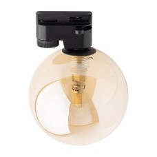Black Wall Light Fixture 8W G9 Amber