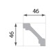 CEILING MOLDING   46X46X2000 EXCLUSIVE B-3/ 2tk