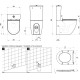 УНИТАЗ  RAVAK OPTIMA RIMOFF+V.SULGUV ISTE