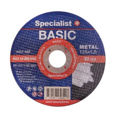 LÕIKEKETAS SPECIALIST BASIC 125X1.0X22MM METALL