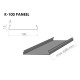 RIPPLAE PANEEL AL.K-100 VALGE 100MM