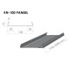 RIPPLAE PANEEL AL.KN-100 VALGE 100MM