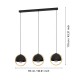 VALGUSTI CALLOW 3x40W E27 MUST/PUIT