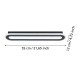 VALGUSTI MACCHIONI 20W LED 2360lm MUST/VALGE