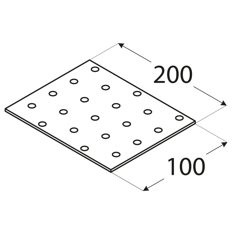 JOINING PLATE  100 X 200 MM