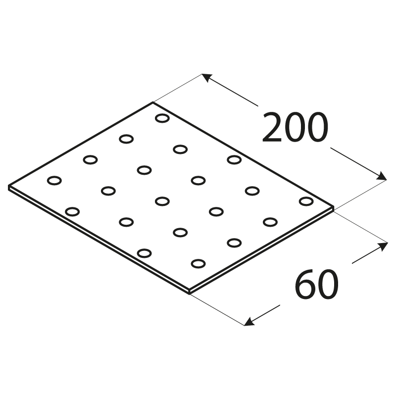 JOINING PLATE  60 X 200 MM