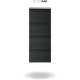 LÜKANDUKS FLEXISLIDE PANEEL 102cm MUST TAMM/ 4tk