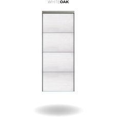 LÜKANDUKS FLEXISLIDE PANEEL 82cm VALGE TAMM/ 4tk