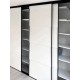 LÜKANDUKS FLEXISLIDE PANEEL 82cm VALGE TAMM/ 4tk