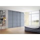 LÜKANDUKS FLEXISLIDE PANEEL 82cm HALL TAMM/ 4tk