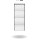 LÜKANDUKS FLEXISLIDE PANEEL 62cm VALGE TAMM/ 4tk